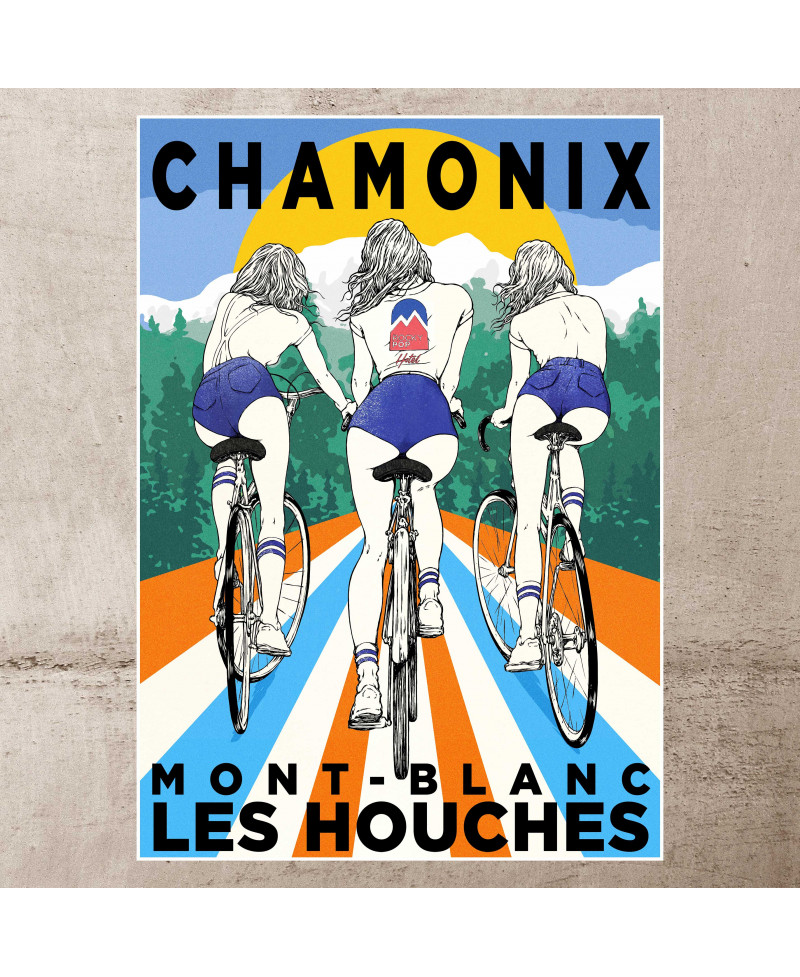 Affiche Chamonix Vintage...